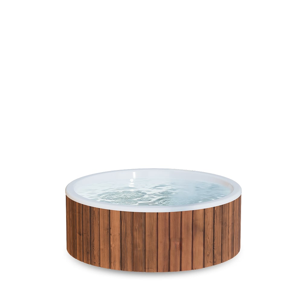 Nakonfigurujte nízký koupací sud s rovným dnem pro 4–6 osob