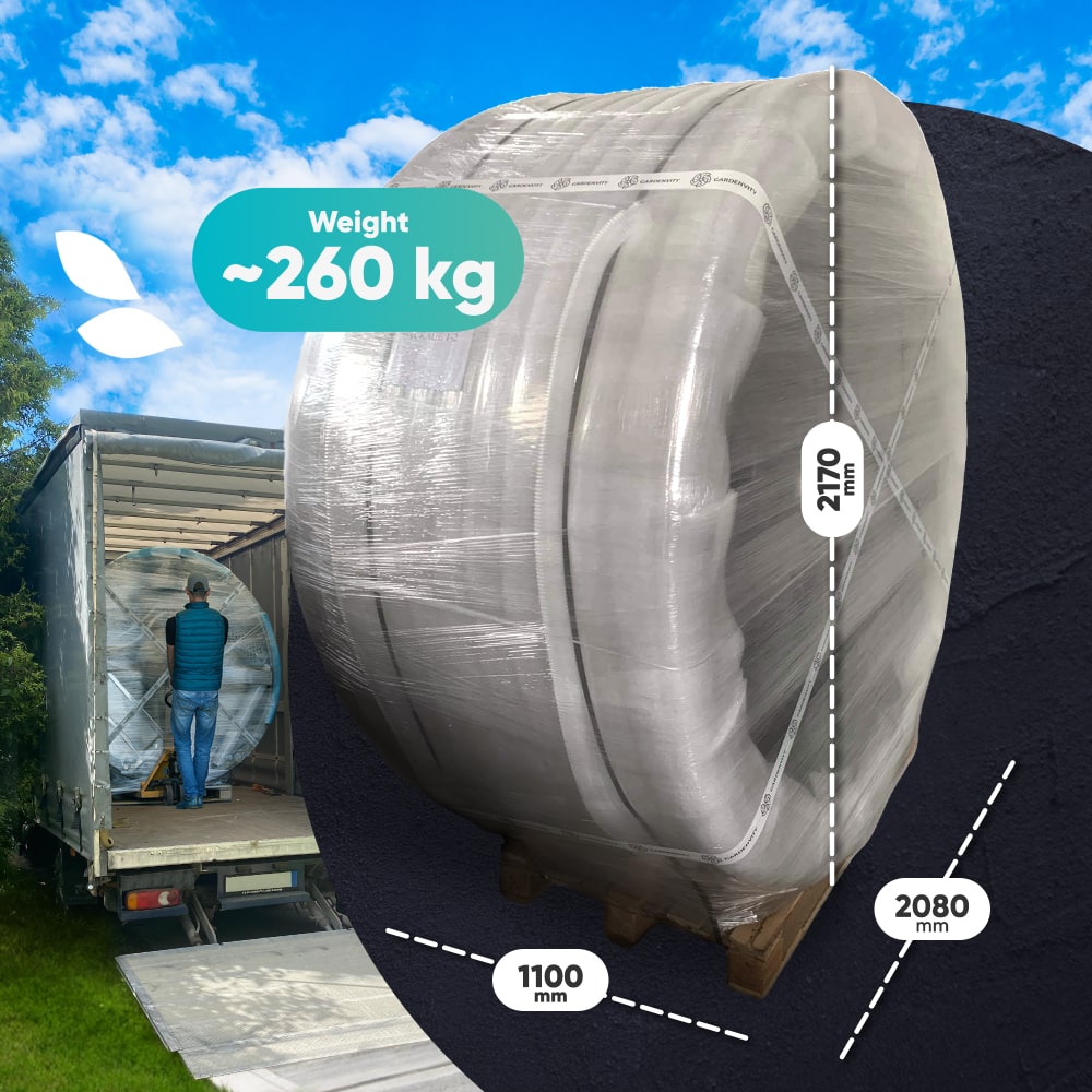 Wood Fired Hot Tub with Jets | External stove, sand filter & UV-C | 16 jets | 4–8 seater