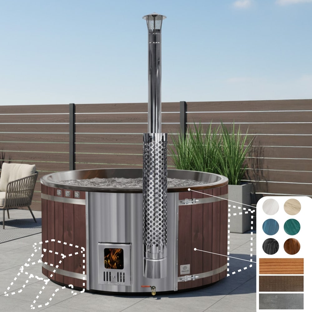 Configurable Wood Fired Hot Tubs