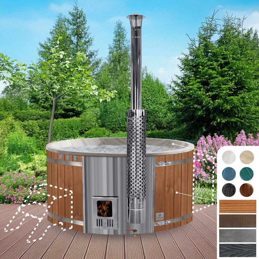 Hot Tub Round | Marble Colors | 4-6 Persons | Configurable