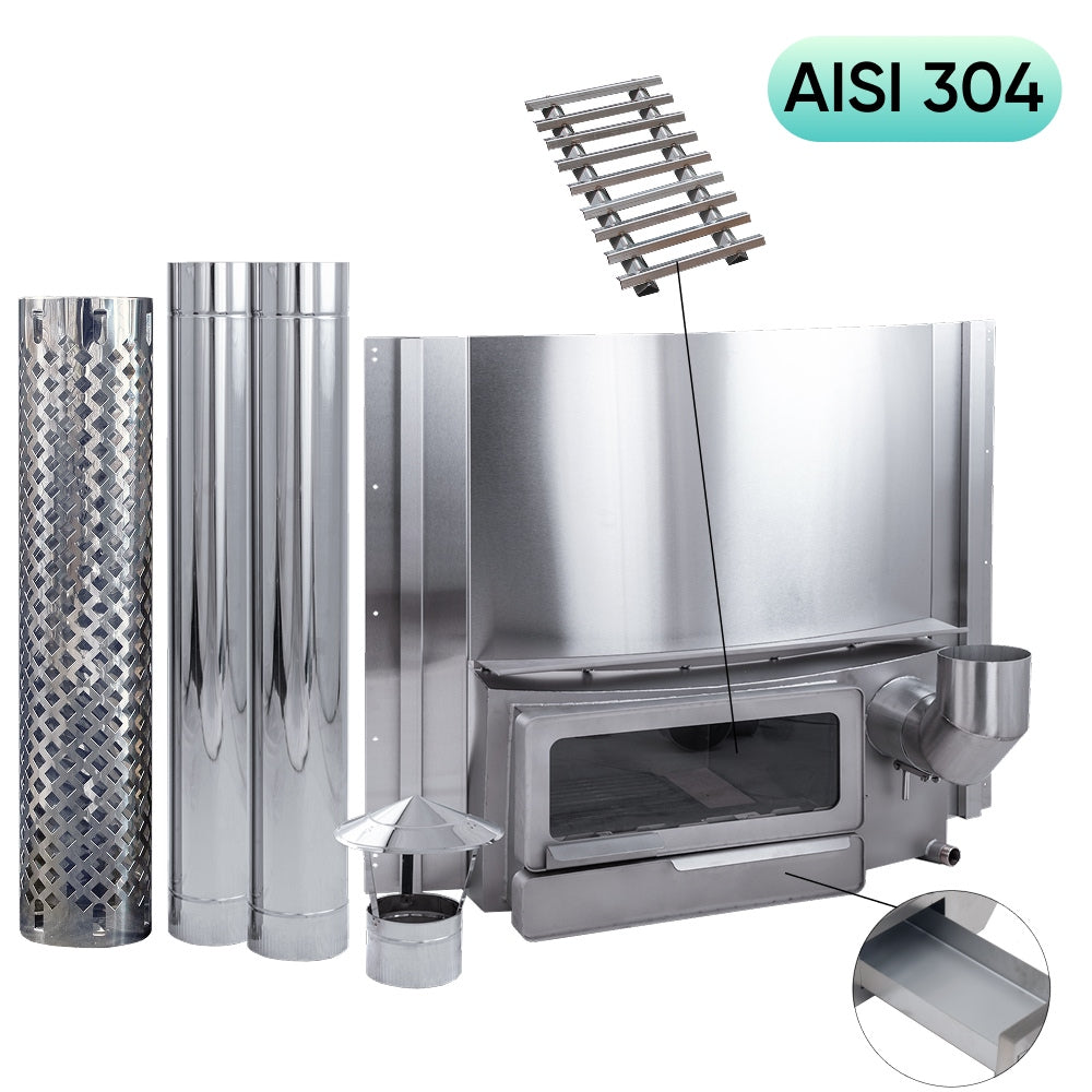AISI 304 integrated stainless steel heater