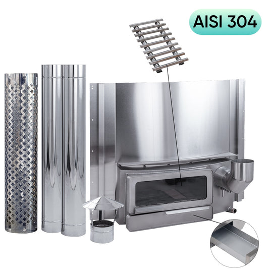 AISI 304 integrated stainless steel heater