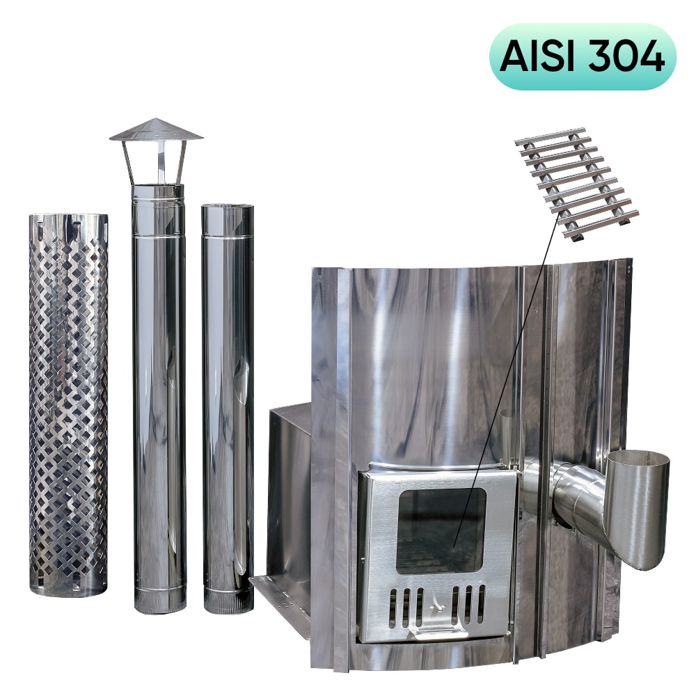 AISI 304 integrated stainless steel heater wellness