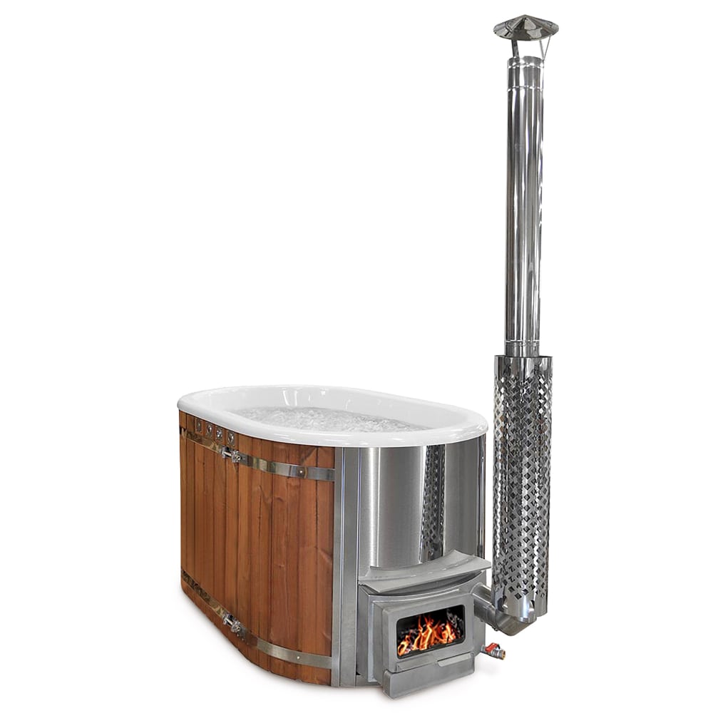 Hot Tub Ofuro | Fibreglass | Integrated heater | 2 Persons | Configurable
