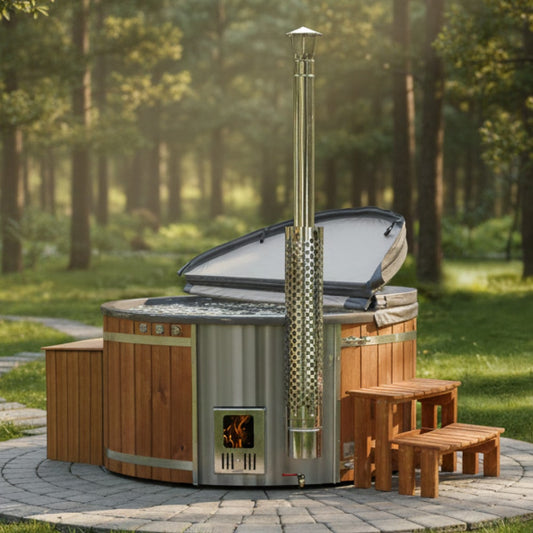 Koupací sud s 24 hydro tryskami | Pro 6-8 osob | Prémiová písková filtrace