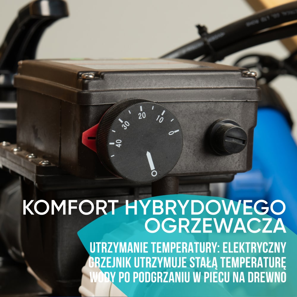 Prémiový filtrační systém čtvercový koupací sud | integrovaná kamna | 24 hydromasážních trysek | pro 4–6 osob