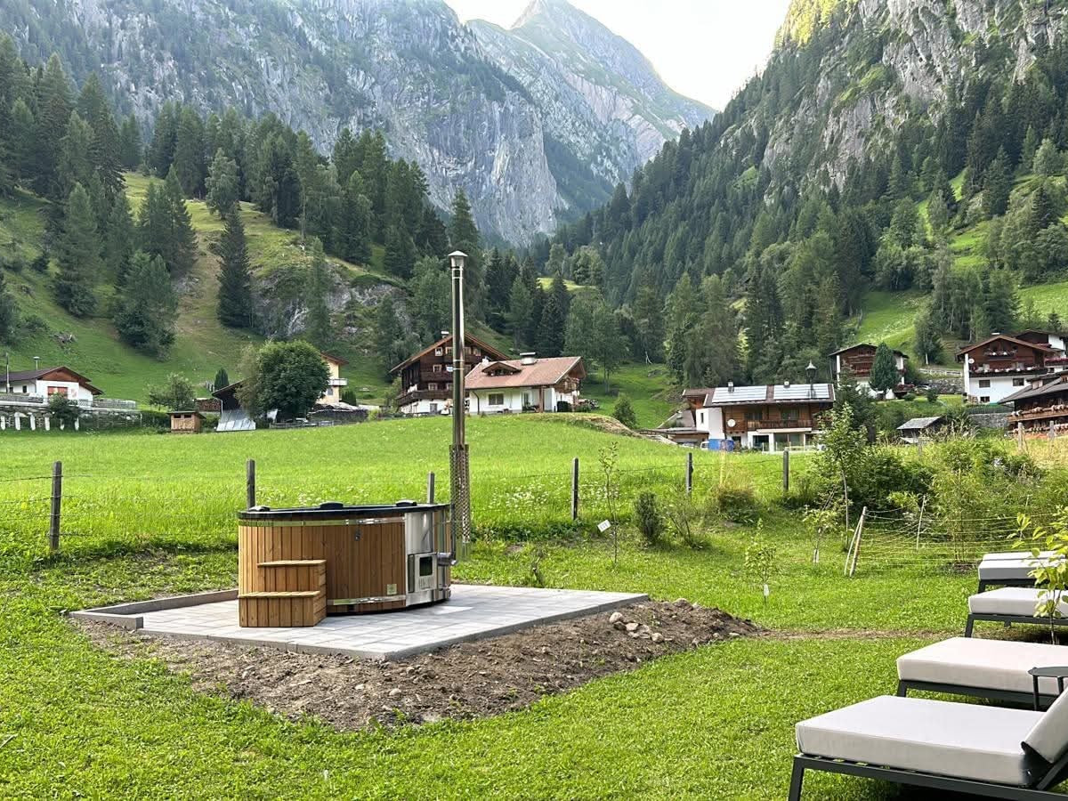 Gardenvity hot tub in the Austrian Alps – real customer installation in a mountain landscape.